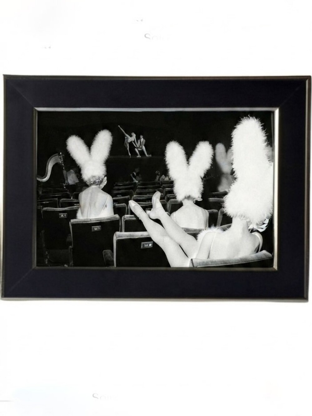 Playboy Bunny Club Vintage playboy hugh hefner  60s Framed Photo Print Retro Art